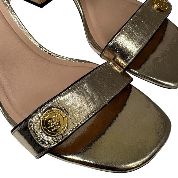 Ted Baker London Milly Icon Ankle Strap Sandal Chunky Heel size 10 - Picture 5 of 7